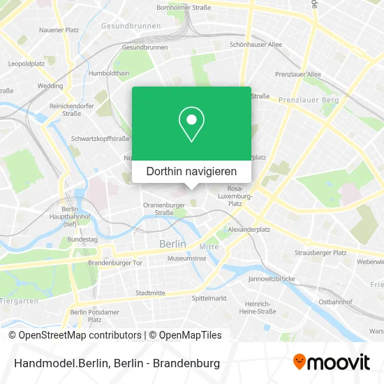 Handmodel.Berlin Karte