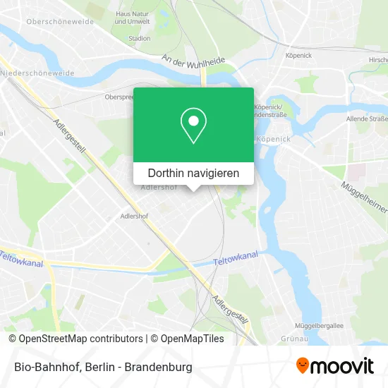 Bio-Bahnhof Karte