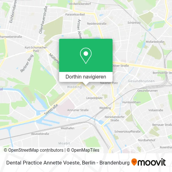 Dental Practice Annette Voeste Karte