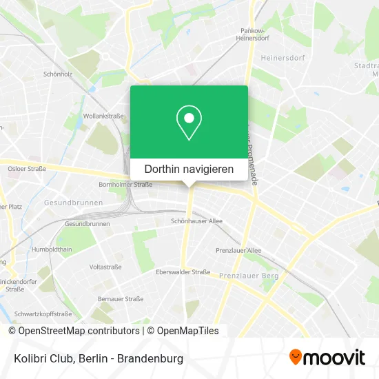 Kolibri Club Karte
