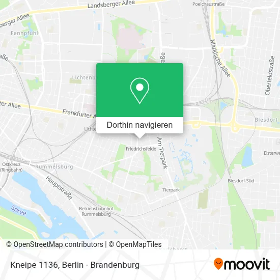 Kneipe 1136 Karte