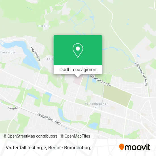 Vattenfall Incharge Karte