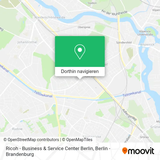 Ricoh - Business & Service Center Berlin Karte