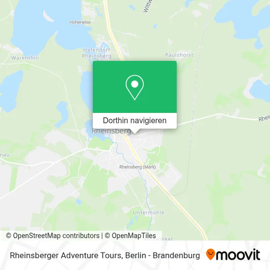 Rheinsberger Adventure Tours Karte