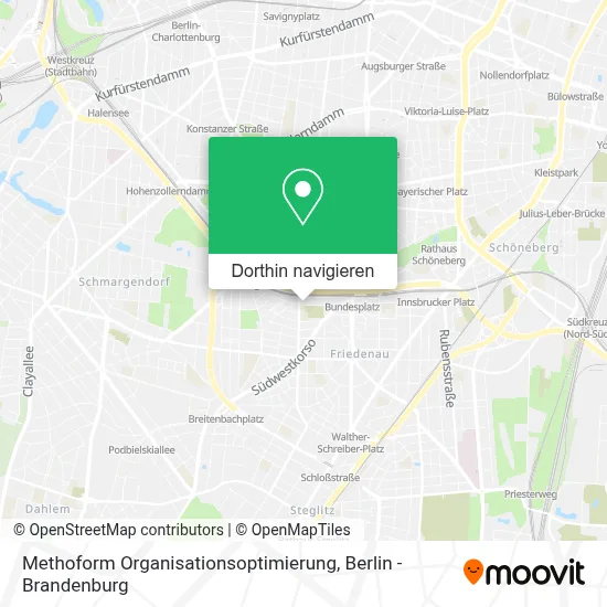 Methoform Organisationsoptimierung Karte