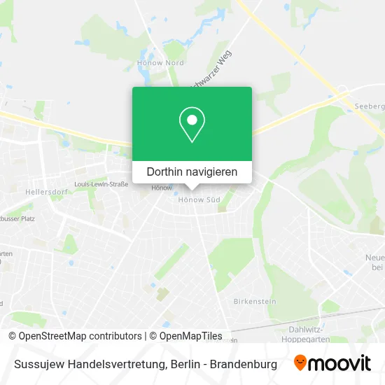 Sussujew Handelsvertretung Karte