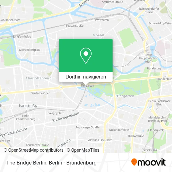 The Bridge Berlin Karte