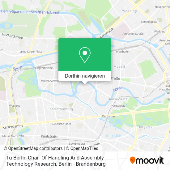 Tu Berlin Chair Of Handling And Assembly Technology Research Karte