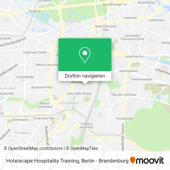 Hotelscape Hospitality Training Karte