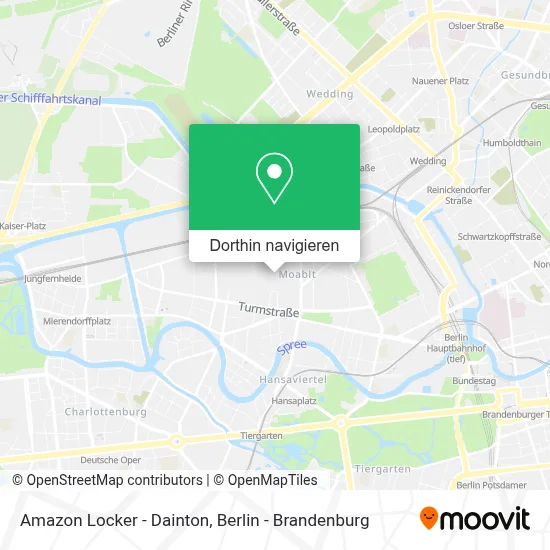 Amazon Locker - Dainton Karte