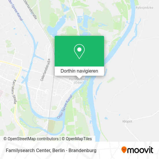 Familysearch Center Karte