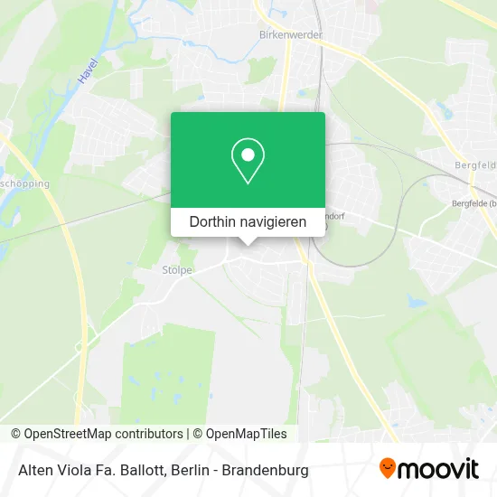 Alten Viola Fa. Ballott Karte