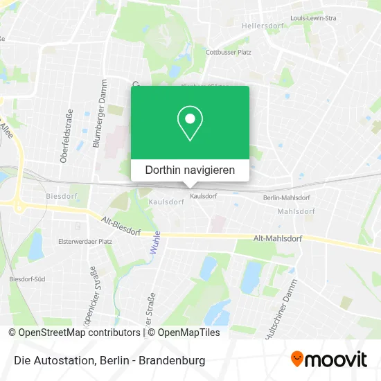 Die Autostation Karte