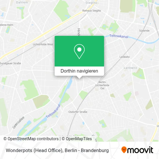 Wonderpots (Head Office) Karte