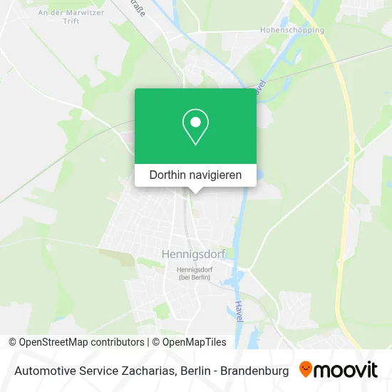 Automotive Service Zacharias Karte