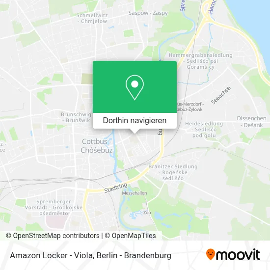 Amazon Locker - Viola Karte