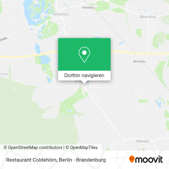 Restaurant Coldehörn Karte