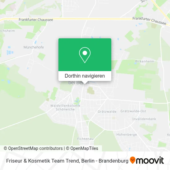Friseur & Kosmetik Team Trend Karte