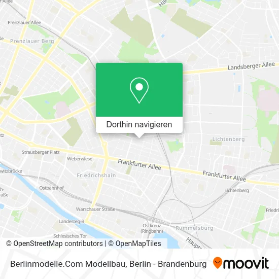 Berlinmodelle.Com Modellbau Karte