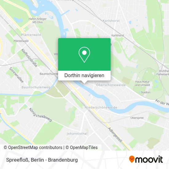 Spreefloß Karte