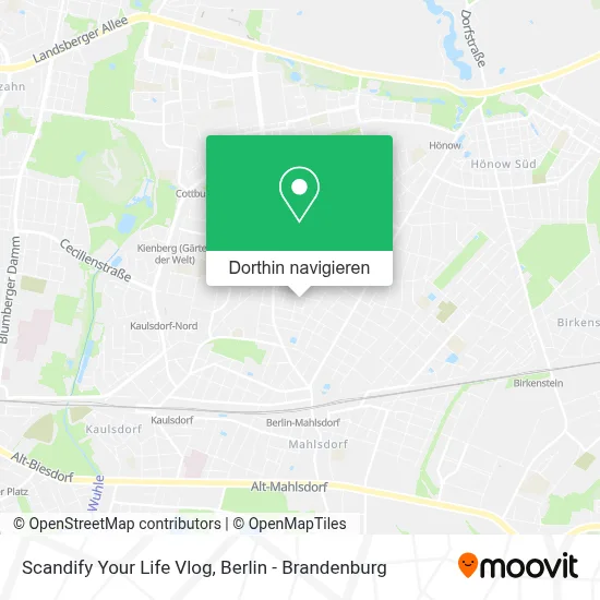 Scandify Your Life Vlog Karte
