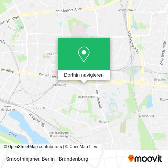 Smoothiejaner Karte