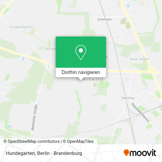 Hundegarten Karte