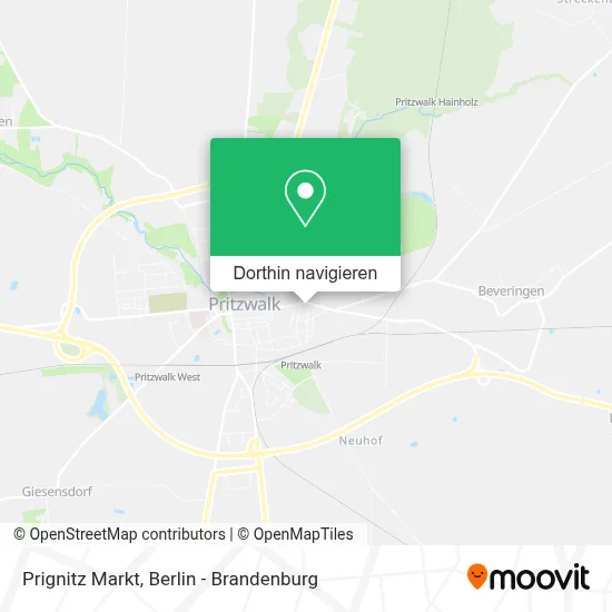 Prignitz Markt Karte