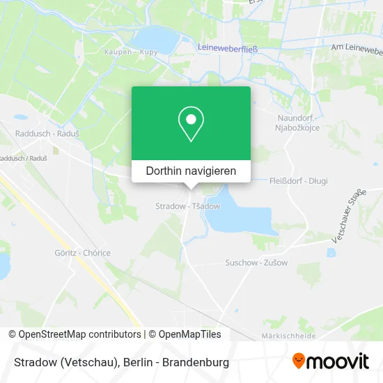 Stradow (Vetschau) Karte