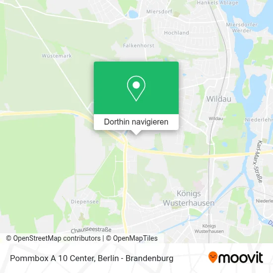 Pommbox A 10 Center Karte