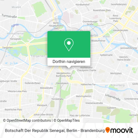 Botschaft Der Republik Senegal Karte