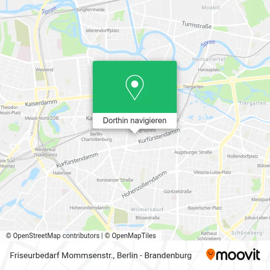 Friseurbedarf Mommsenstr. Karte