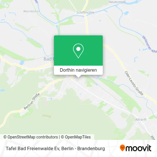 Tafel Bad Freienwalde Ev Karte