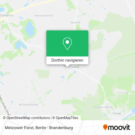 Melzower Forst Karte