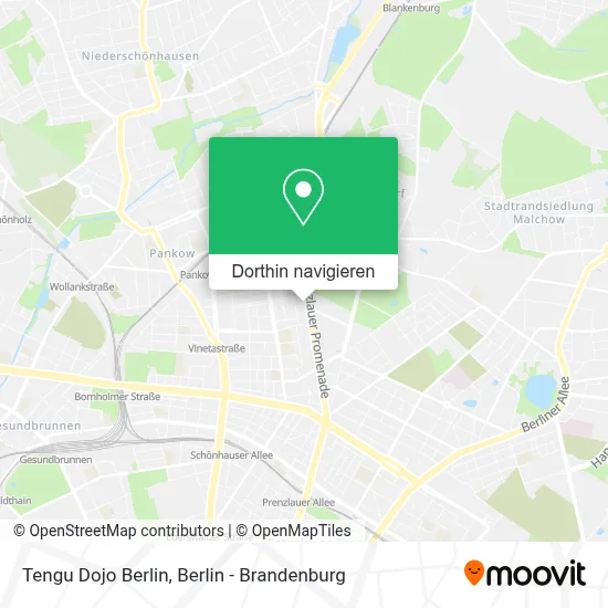 Tengu Dojo Berlin Karte