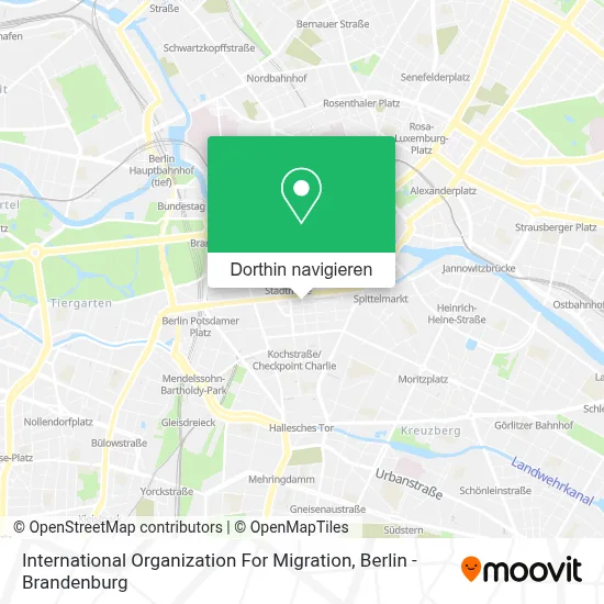 International Organization For Migration Karte