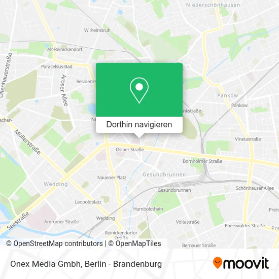 Onex Media Gmbh Karte