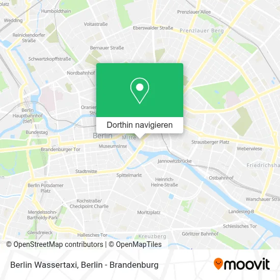 Berlin Wassertaxi Karte