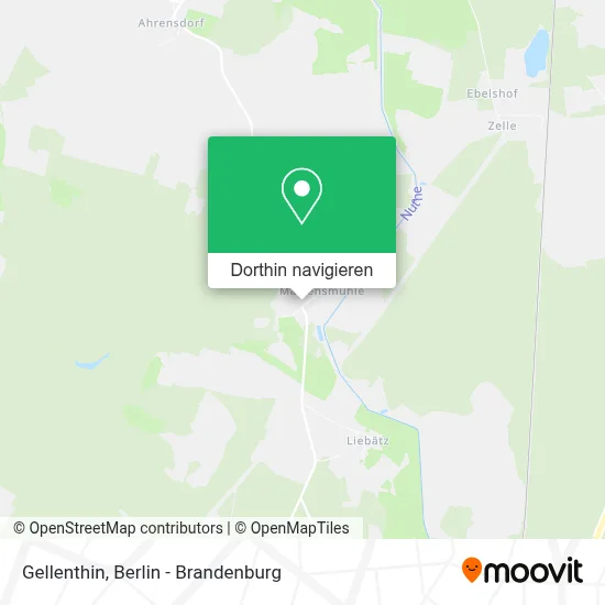 Gellenthin Karte