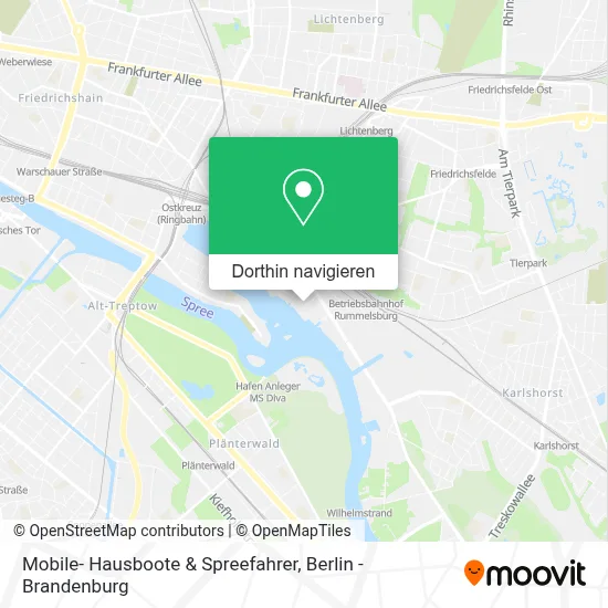 Mobile- Hausboote & Spreefahrer Karte