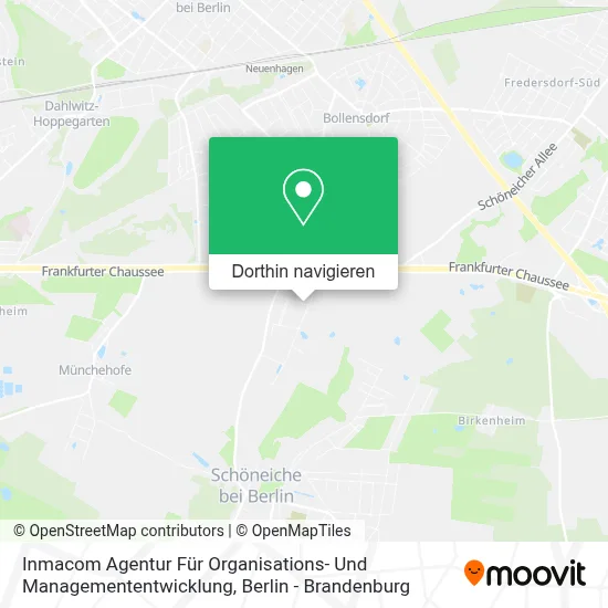 Inmacom Agentur Für Organisations- Und Managemententwicklung Karte