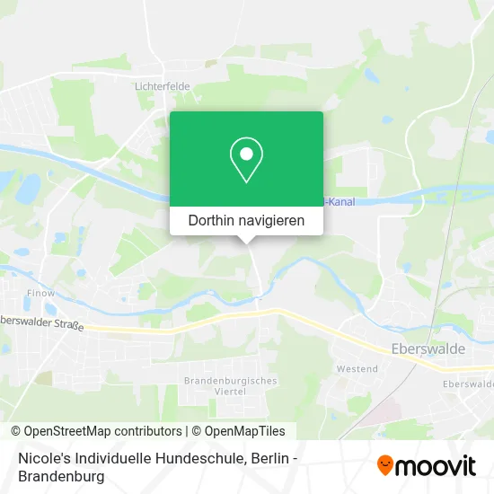 Nicole's Individuelle Hundeschule Karte