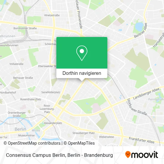 Consensus Campus Berlin Karte