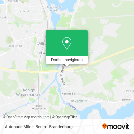 Autohaus Milde Karte
