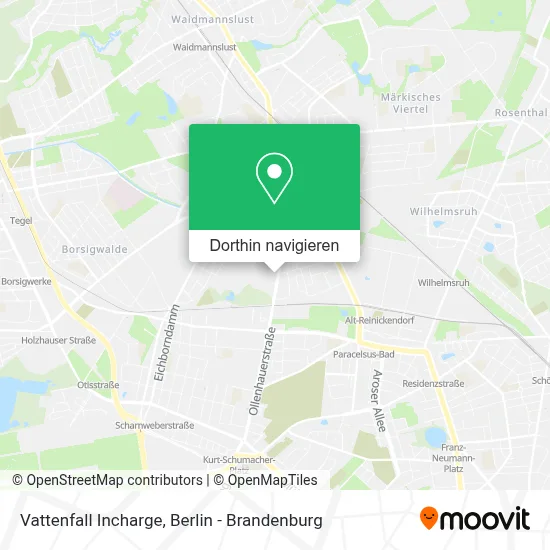 Vattenfall Incharge Karte