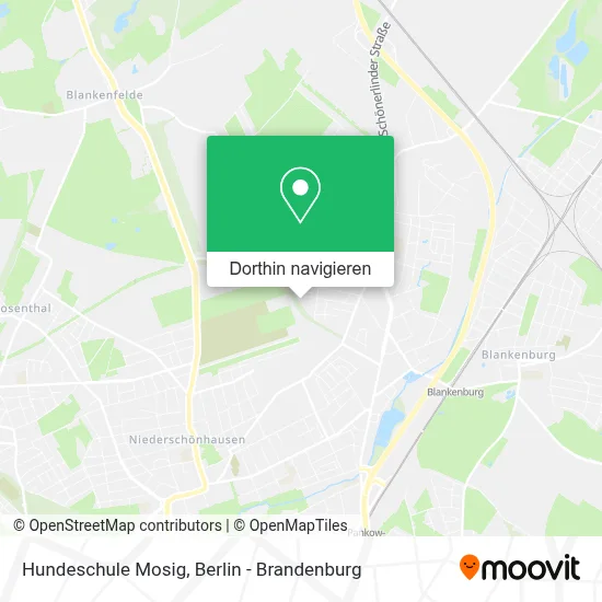 Hundeschule Mosig Karte