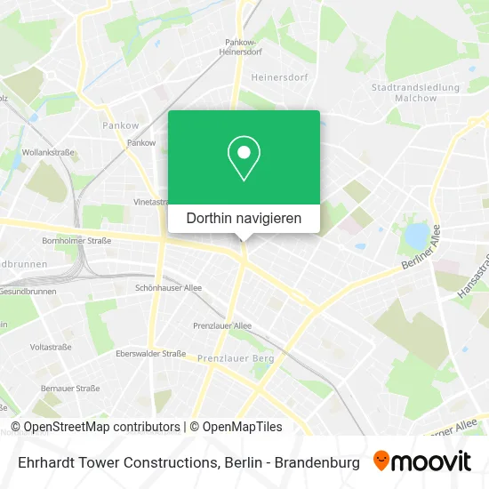 Ehrhardt Tower Constructions Karte
