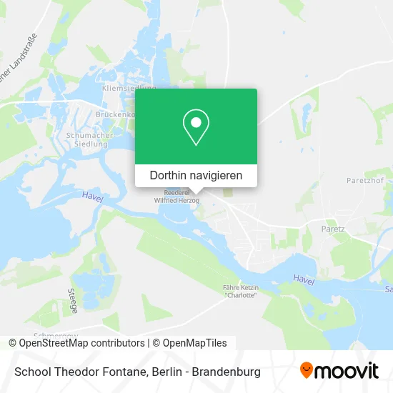 School Theodor Fontane Karte