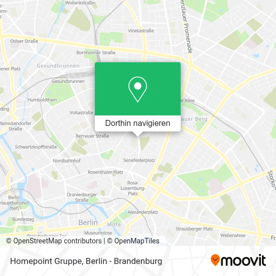 Homepoint Gruppe Karte