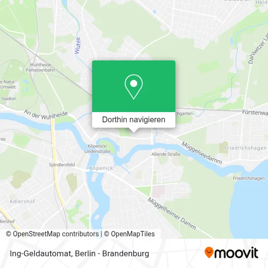 Ing-Geldautomat Karte